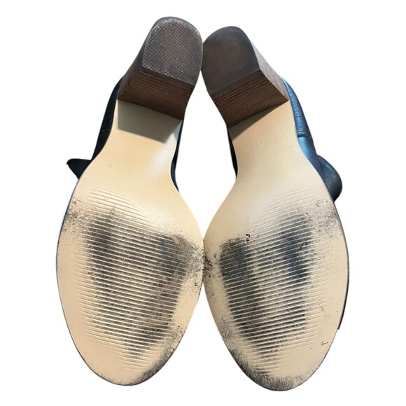 Steve Madden Peep-toe Cut-Out Nello Ankle Boots  Women's Size 7  Black Leather - Picture 7 of 11